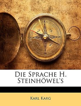 portada Die Sprache H. Steinhowel's (in German)