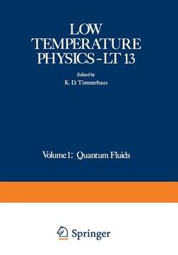 portada Low Temperature Physics-LT 13: Volume 1: Quantum Fluids (en Inglés)