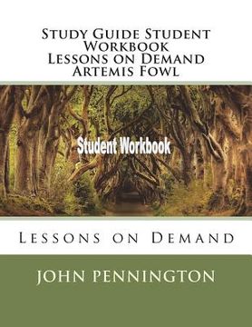 portada Study Guide Student Workbook Lessons on Demand Artemis Fowl: Lessons on Demand (en Inglés)