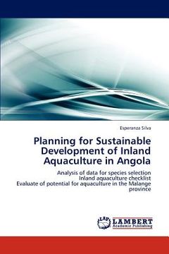 portada planning for sustainable development of inland aquaculture in angola