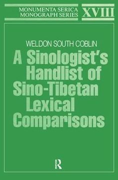 portada A Sinologists Handlist of Sino-Tibetan Lexical Comparisons (en Inglés)