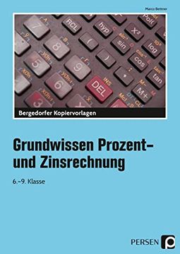 portada Grundwissen Prozent- und Zinsrechnung: 6. -9. Schuljahr (en Alemán)