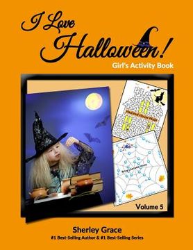 portada I Love Halloween! Girl's Activity Book (en Inglés)