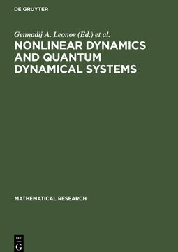 portada Nonlinear Dynamics and Quantum Dynamical Systems (en Inglés)