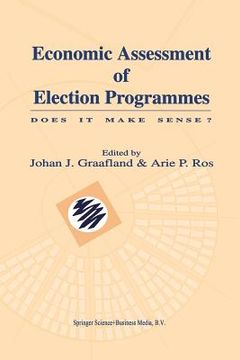 portada Economic Assessment of Election Programmes: Does It Make Sense? (en Inglés)
