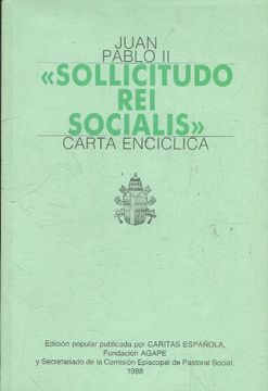 portada SOLLICITUDO REI SOCIALIS. CARTA ENCICLICA.