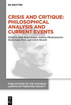 portada Crisis and Critique: Philosophical Analysis and Current Events (en Inglés)