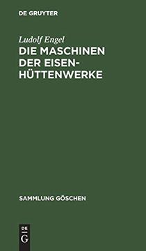 portada Die Maschinen der Eisenhüttenwerke (in German)