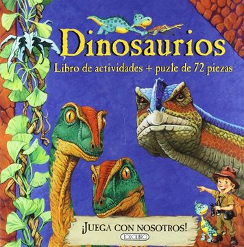 portada dinosaurios. libro de actividades + puzle