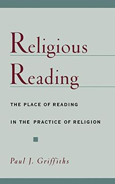 portada Religious Reading: The Place of Reading in the Practice of Religion (en Inglés)