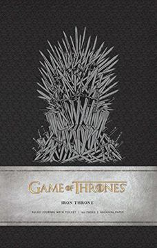 portada Game of Thrones: Iron Throne Hardcover Ruled Journal (en Inglés)