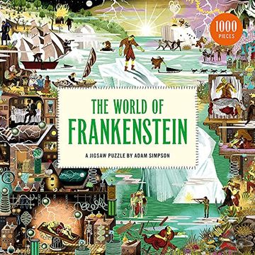 portada The World of Frankenstein 1000 Piece Jigsaw Puzzle (in English)
