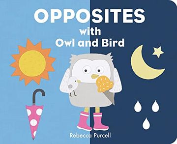 portada Opposites With owl and Bird (en Inglés)