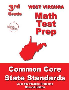 portada West Virginia 3rd Grade Math Test Prep: Common Core State Standards (en Inglés)