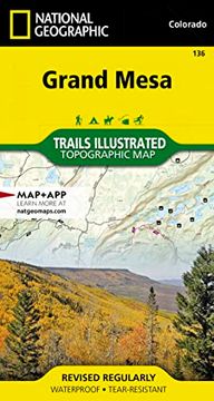 portada Grand Mesa map (National Geographic Trails Illustrated Map, 136) (en Inglés)