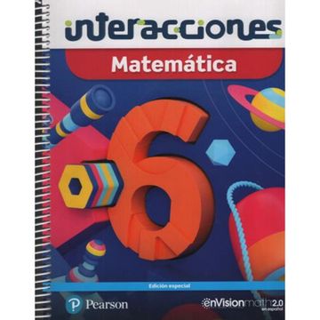 portada Matematica 6 Interacciones Pearson