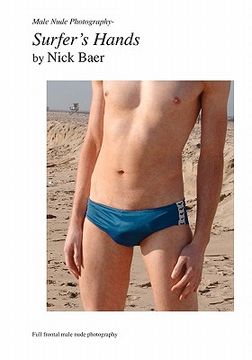 portada male nude photography- surfer's hands (en Inglés)