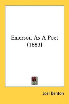 portada emerson as a poet (1883) (en Inglés)