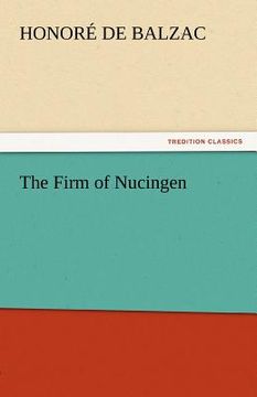portada the firm of nucingen (in English)