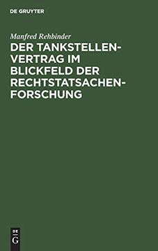 portada Der Tankstellenvertrag im Blickfeld der Rechtstatsachenforschung (German Edition) [Hardcover ] (en Alemán)