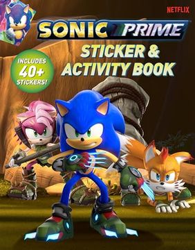 portada Sonic Prime Sticker & Activity Book: Includes 40+ Stickers (Sonic the Hedgehog) (en Inglés)