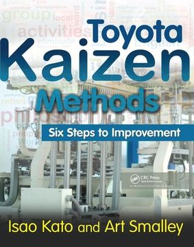 portada Toyota Kaizen Methods: Six Steps to Improvement (en Inglés)