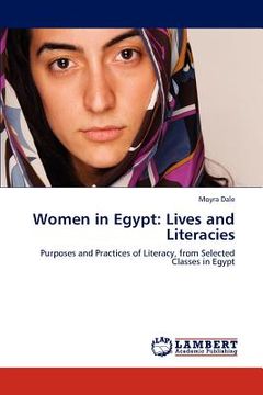 portada women in egypt: lives and literacies (en Inglés)