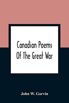 portada Canadian Poems of the Great war (en Inglés)
