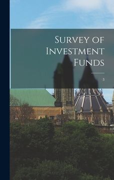 portada Survey of Investment Funds; 3 (en Inglés)