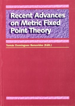 portada recent advances on metric fixed point th (in Spanish)