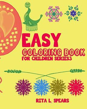portada Easy Coloring book For Children SERIES3 (en Inglés)