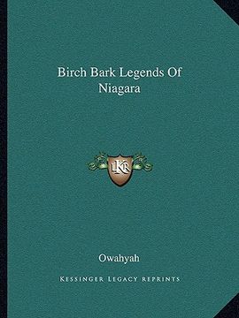 portada birch bark legends of niagara (en Inglés)