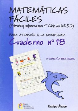 portada Matemáticas Fáciles 18, Primaria (in Spanish)
