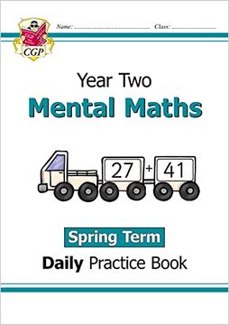 portada New ks1 Mental Maths Daily Practice Book: Year 2 - Spring Term (Cgp ks1 Maths) (en Inglés)