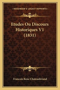 portada Etudes Ou Discours Historiques V1 (1831) (en Francés)