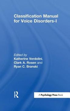 portada Classification Manual for Voice Disorders-I (en Inglés)