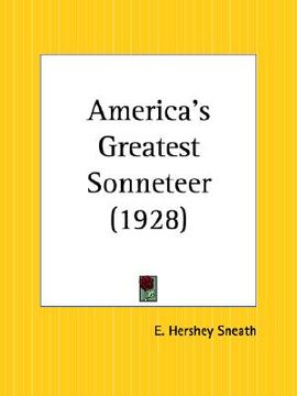 portada america's greatest sonneteer (en Inglés)