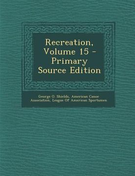 portada Recreation, Volume 15 (en Turco)