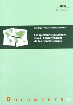 portada Les qüestions socialment vives i l'ensenyament de les ciències socials (Documents) (in Spanish)