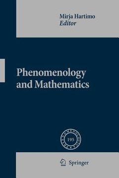 portada phenomenology and mathematics (en Inglés)