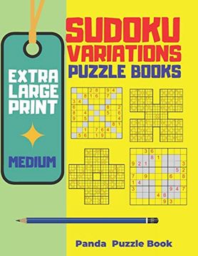 portada Extra Large Print Sudoku Variations Puzzle Books Medium: Sudoku X, Sudoku Hyper, Sudoku Twins, Sudoku Triathlon A, Sudoku Triathlon B, Sudoku Marathon