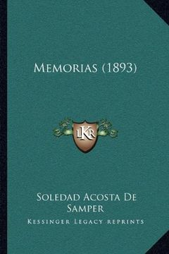 portada Memorias (1893)