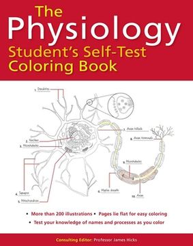 portada Physiology Student's Self-Test Coloring Book (en Inglés)