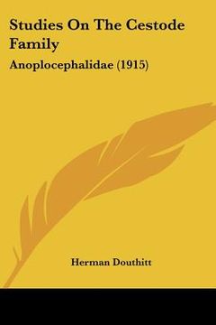 portada studies on the cestode family: anoplocephalidae (1915) (en Inglés)