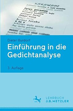 portada Einführung in die Gedichtanalyse (en Alemán)