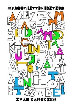 portada Umma Gamma: Random Letter Edition: A very challenging and frustrating word search coloring book (en Inglés)