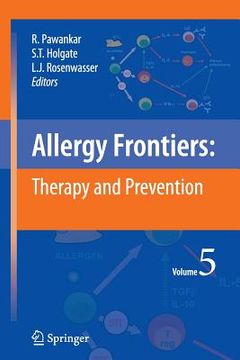 portada allergy frontiers: therapy and prevention (in English)
