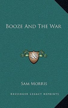 portada booze and the war (en Inglés)