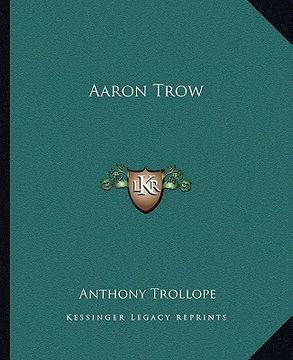 portada aaron trow (en Inglés)