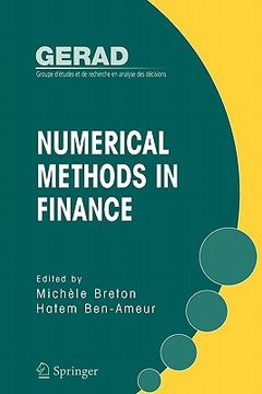 portada numerical methods in finance (in English)